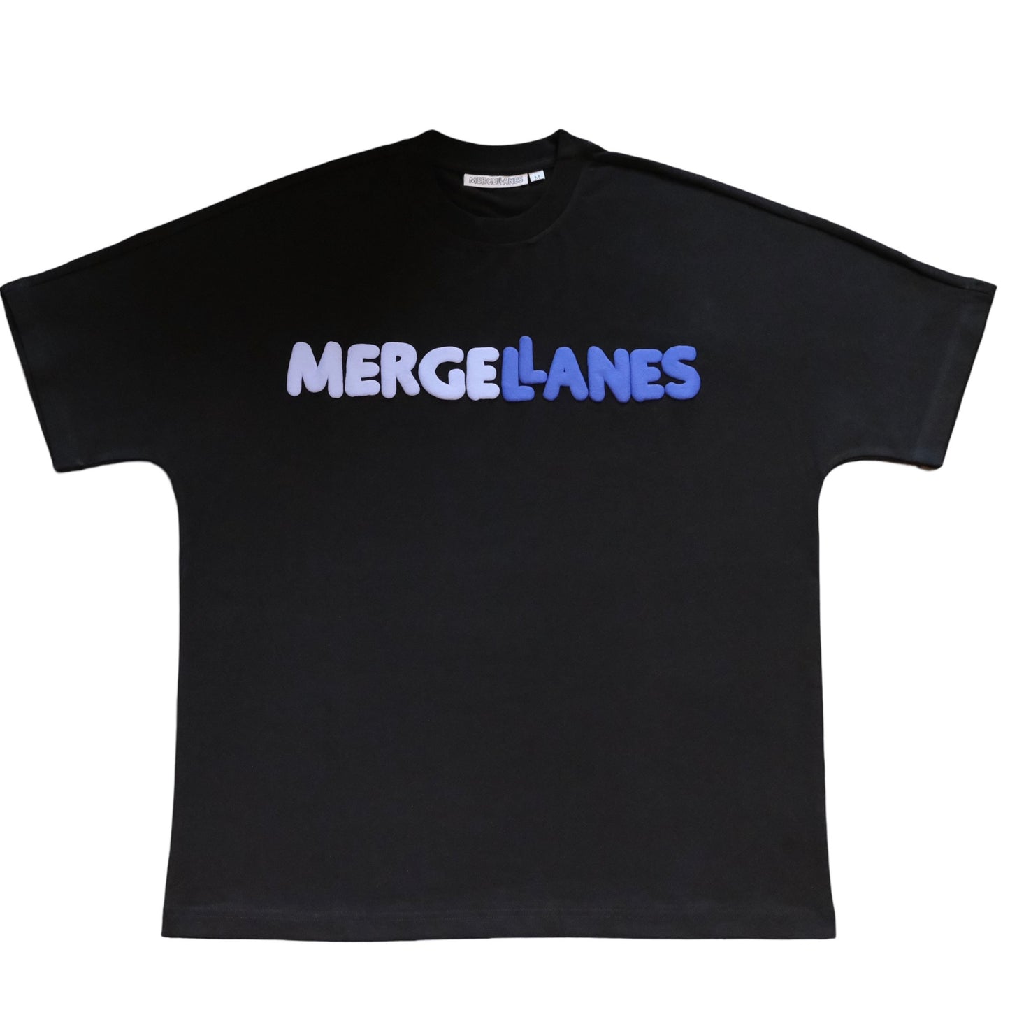 MERGELLANES TEE - BLUE GRAY, DARK BLUE ORIGINAL | BLACK